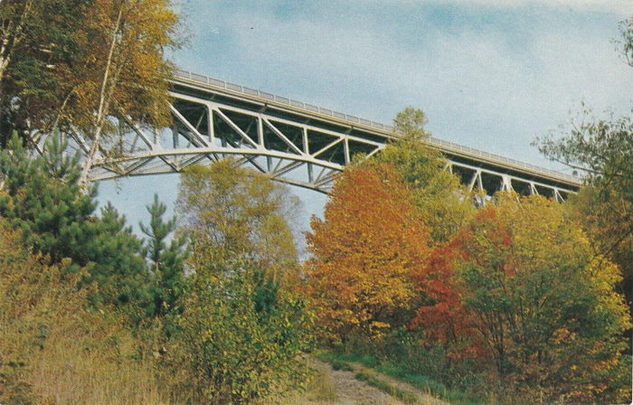 Cut River Bridge - Postcard (newer photo)